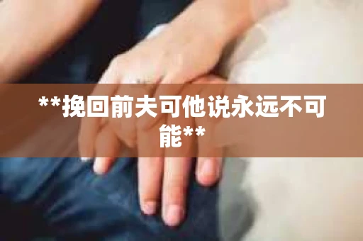 **挽回前夫可他说永远不可能**