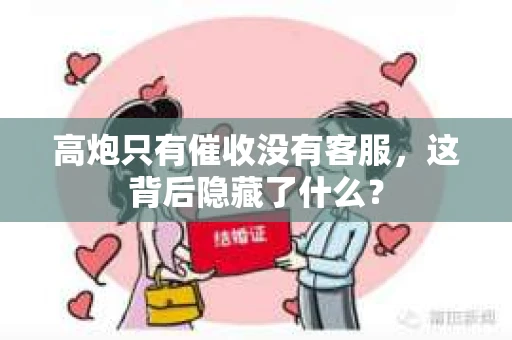 高炮只有催收没有客服，这背后隐藏了什么？