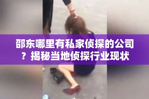 邵东哪里有私家侦探的公司？揭秘当地侦探行业现状