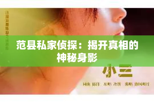 范县私家侦探：揭开真相的神秘身影