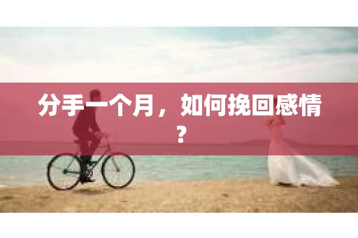 分手一个月，如何挽回感情？