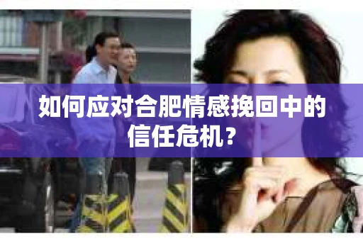如何应对合肥情感挽回中的信任危机？