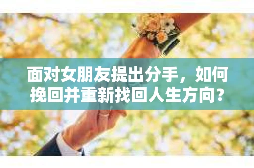面对女朋友提出分手，如何挽回并重新找回人生方向？