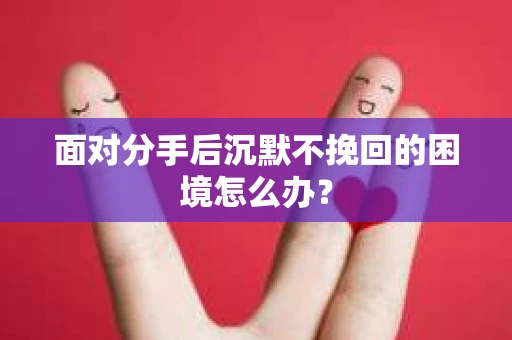 面对分手后沉默不挽回的困境怎么办？